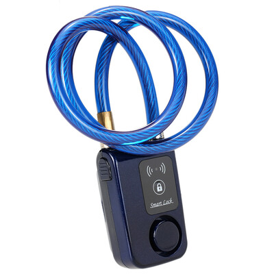 80cm Wire Rope Smart Lock Anti Theft Alarm Keyless Phone APP Control Smart Lock
80cm Wire Rope Smart Lock Anti Theft Alarm Keyless Phone APP Control Smart Lock