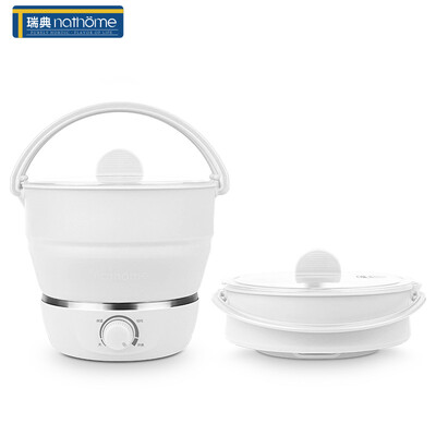 Nordic Europe Mu Nathome folding electric skillet travel portable folding electric kettle multi-purpose mini electric hot pot white
Nordic Europe Mu Nathome folding electric skillet travel portable folding electric kettle multi-purpose mini electric hot pot white