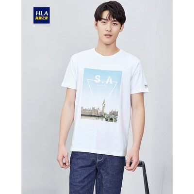 HLA Haishu House Short Sleeve T-Shirt Men 2019 Summer New Net Color Printing Round Collars Micro-short Short T Mens HNTBJ2R030A Beige Pattern 3018096A52
HLA Haishu House Short Sleeve T-Shirt Men 2019 Summer New Net Color Printing Round Collars Micro-short Short T Mens HNTBJ2R030A Beige Pattern 3018096A52