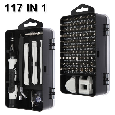 117pcs Precision Screwdriver Set Electronics Hand Tool Repair Tools Set for Car Phone Laptop Household
117pcs Precision Screwdriver Set Electronics Hand Tool Repair Tools Set for Car Phone Laptop Household