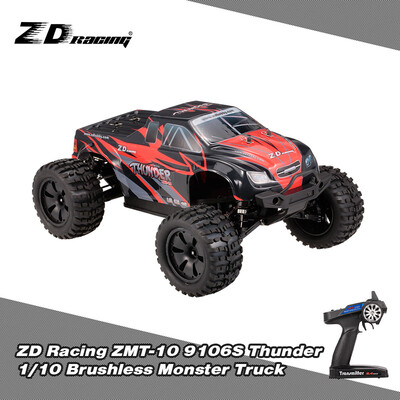 ZD Racing ZMT-10 9106S Thunder 110 24GHz 4WD Brushless Electric Monster Truck RC Racing Car Off-road Vehicle
ZD Racing ZMT-10 9106S Thunder 110 24GHz 4WD Brushless Electric Monster Truck RC Racing Car Off-road Vehicle