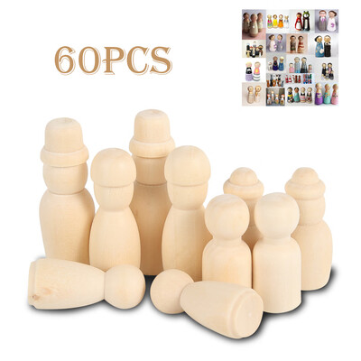Willstar 60 PCS Unfinished Wooden Peg Dolls Assorted Shapes Decorative Family Figures for Painting Craft Art Projects
Willstar 60 PCS Unfinished Wooden Peg Dolls Assorted Shapes Decorative Family Figures for Painting Craft Art Projects