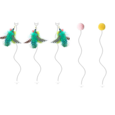 Cat Interactive Toy 3 Piece Attachment Set Funny Replacements For Automatic Teaser Cat Wand Toy FeatherBall Pet Products
Cat Interactive Toy 3 Piece Attachment Set Funny Replacements For Automatic Teaser Cat Wand Toy FeatherBall Pet Products