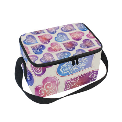 ALAZA Insulated Lunch Box Watercolor Pattern With Hearts Lunch Bag for Men Women Portable Tote Bag Cooler Bag
ALAZA Insulated Lunch Box Watercolor Pattern With Hearts Lunch Bag for Men Women Portable Tote Bag Cooler Bag