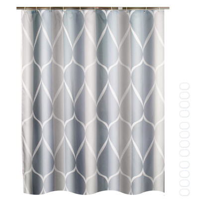 Willstar Modern Design Bathroom Shower Curtain Waterproof Extra Long Wide with Hooks
Willstar Modern Design Bathroom Shower Curtain Waterproof Extra Long Wide with Hooks