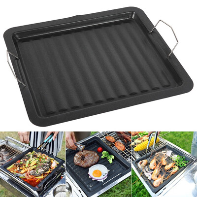 Cast Iron Flat Double Sided Baking Tray Non Stick Griddle Plate BBQ Grill Pan
Cast Iron Flat Double Sided Baking Tray Non Stick Griddle Plate BBQ Grill Pan