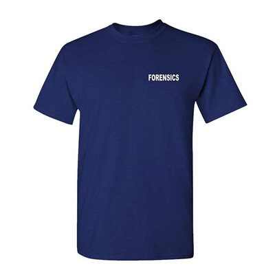 Forensics - Novelty Duty Investigator Crime - Mens Cotton T-Shirt 
Forensics - Novelty Duty Investigator Crime - Mens Cotton T-Shirt