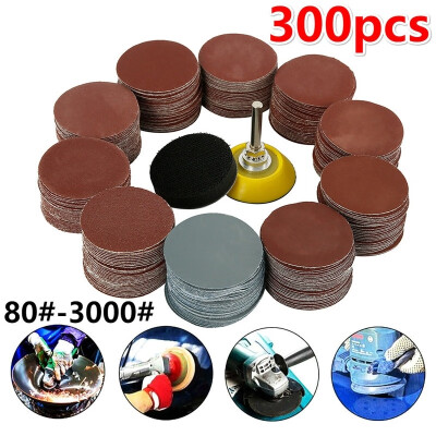 300pcs 80-3000 Grit 2 Inch Sander Disc Sanding Polishing Pad Sandpaper Tool with Shank Backer Plate&Sponge Cushion
300pcs 80-3000 Grit 2 Inch Sander Disc Sanding Polishing Pad Sandpaper Tool with Shank Backer Plate&Sponge Cushion