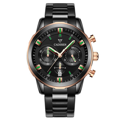 Cadisen Watch Men Sport Chronograph Clock Quartz Wristwatch Business Waterproof Watch Men
Cadisen Watch Men Sport Chronograph Clock Quartz Wristwatch Business Waterproof Watch Men