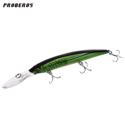 PROBEROS Hard Weever Shape Fishing Bait for Outdoor Activity