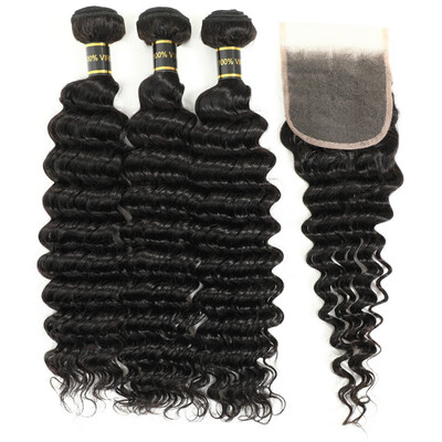 Amazing Star Deep Wave Bundles with Closure Virgin Brazilian Hair Deep Wave with Closure Crochet Lace Closure with Bundles
Amazing Star Deep Wave Bundles with Closure Virgin Brazilian Hair Deep Wave with Closure Crochet Lace Closure with Bundles