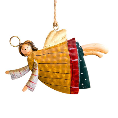 Xmas Tree Hanging Decorations Crafts Rustic Painted Metal Angel Christmas Pendants Drop Ornaments Christmas Household Decoration
Xmas Tree Hanging Decorations Crafts Rustic Painted Metal Angel Christmas Pendants Drop Ornaments Christmas Household Decoration