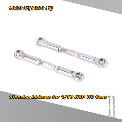 106017166017 Upgrade Parts Aluminum Alloy Steering Linkage for 110 HSP 4WD RC Car
106017166017 Upgrade Parts Aluminum Alloy Steering Linkage for 110 HSP 4WD RC Car