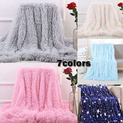 7 Colors Fashion Solid Long Pile Luxury Throw Blanket Super Soft Faux Fur Warm Shaggy Cover Bed Blanket
7 Colors Fashion Solid Long Pile Luxury Throw Blanket Super Soft Faux Fur Warm Shaggy Cover Bed Blanket