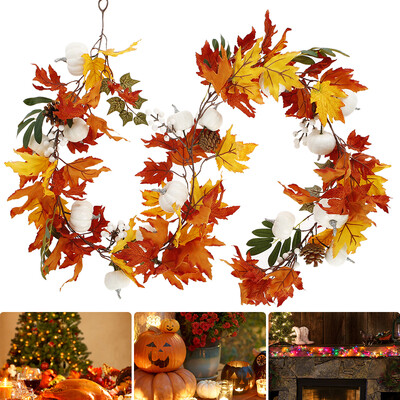 Willstar 1PC Artificial Autumn Fall Maple Leaves Garland Hanging Plant Home Party Decor
Willstar 1PC Artificial Autumn Fall Maple Leaves Garland Hanging Plant Home Party Decor