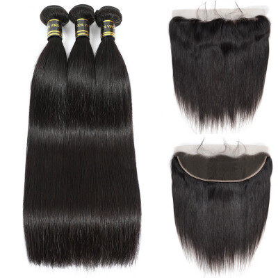 Amazing Star Straight Hair Lace Frontal with Bundles Brazilian Virgin Human Hair Bundles with Ear to Ear Frontal Closure Free Part
Amazing Star Straight Hair Lace Frontal with Bundles Brazilian Virgin Human Hair Bundles with Ear to Ear Frontal Closure Free Part
