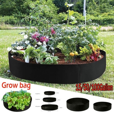 1550100 Gallon Black Plants Growing Bag Raised Plant Bed Garden Flower Planter Elevated Vegetable Box Planting Grow Bag
1550100 Gallon Black Plants Growing Bag Raised Plant Bed Garden Flower Planter Elevated Vegetable Box Planting Grow Bag