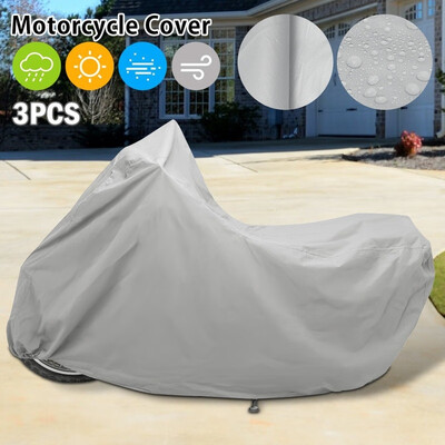 3PCS Dustproof Outdoor Waterproof Motorcycle Bicycle Bike Covers Anti-snow Rainproof Sunscreen Protection Cover LXL
3PCS Dustproof Outdoor Waterproof Motorcycle Bicycle Bike Covers Anti-snow Rainproof Sunscreen Protection Cover LXL