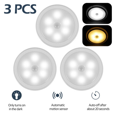 Willstar 3 6 pcs Motion Sensor Light 6 LED Night Light Closet Lights Stair for Hallway Bedroom Kitchen
Willstar 3 6 pcs Motion Sensor Light 6 LED Night Light Closet Lights Stair for Hallway Bedroom Kitchen