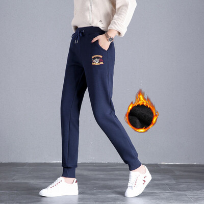 Langyue womens 2018 autumn&winter new Korean version plus velvet casual pants female students sports pants school pants warm pants large pants pants harem pants LWKX189140 plus velvet blue
Langyue womens 2018 autumn&winter new Korean version plus velvet casual pants female students sports pants school pants warm pants large pants pants harem pants LWKX189140 plus velvet blue