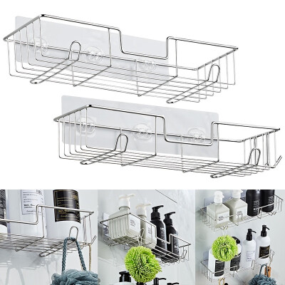 2PCS Strong Suction Cups Bath Shelf Shower Caddy Stainless Steel Dishrack for Bathroom Kitchen Organizer
2PCS Strong Suction Cups Bath Shelf Shower Caddy Stainless Steel Dishrack for Bathroom Kitchen Organizer