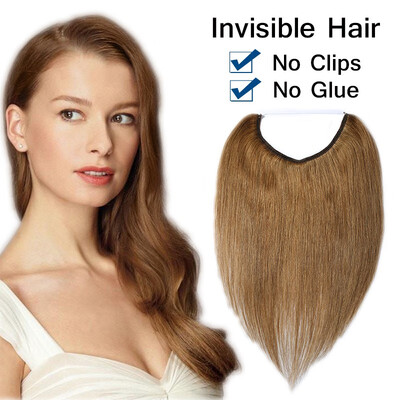 16182022 Inches One Piece Straight Remy Human Hair Miracle Secret Invisible Wire Hair Extensions - No Clip No Glue
16182022 Inches One Piece Straight Remy Human Hair Miracle Secret Invisible Wire Hair Extensions - No Clip No Glue
