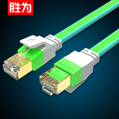 Shengwei shengwei seven types of network cable shielded line 10G engineering grade CAT7 pure copper network jumper computer household finished line 15 meters weave green FLC-8015B
Shengwei shengwei seven types of network cable shielded line 10G engineering grade CAT7 pure copper network jumper computer household finished line 15 meters weave green FLC-8015B