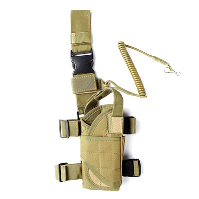 Outdoor Hunting Shooting Gear Holster Thigh Leg Gear Holster Pouch Wrap-around with Coil Lanyard
Outdoor Hunting Shooting Gear Holster Thigh Leg Gear Holster Pouch Wrap-around with Coil Lanyard