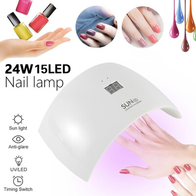 Fashion 24W 15LED Smart Infrared Sensor UV Sunlight Nail Dryer Lamp Gel Polish Curing Timing Manicure Machine USB 3 Timers
Fashion 24W 15LED Smart Infrared Sensor UV Sunlight Nail Dryer Lamp Gel Polish Curing Timing Manicure Machine USB 3 Timers