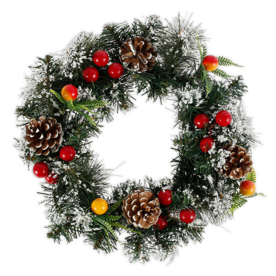 Willstar Christmas Garland Prelit Wall Festive Decoration Garland Rattan with Lush Branches Bow-knot Pine Cone Red Berries
Willstar Christmas Garland Prelit Wall Festive Decoration Garland Rattan with Lush Branches Bow-knot Pine Cone Red Berries