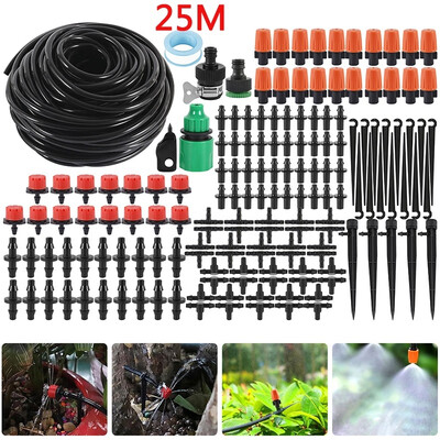 25M DIY Garden Micro Drip Irrigation System Adjustable Drippers Outdoor Plant Flower Automatic Watering Sprinkler Kit
25M DIY Garden Micro Drip Irrigation System Adjustable Drippers Outdoor Plant Flower Automatic Watering Sprinkler Kit