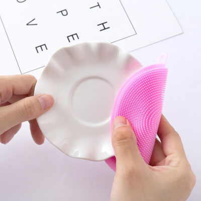 Anti-bacterial Silicone Scrubber Brush Silicone Cleaning Brush Washing Sponge Dish Vegetable Fruit Cleaning Tools Random Color
Anti-bacterial Silicone Scrubber Brush Silicone Cleaning Brush Washing Sponge Dish Vegetable Fruit Cleaning Tools Random Color