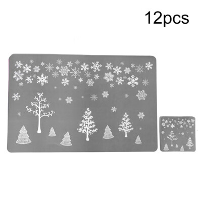 Christmas Placemat Set Winter Kitchen Table Mat Holiday Home Decorations 6 Placemats And 6 Coasters Table Accessories
Christmas Placemat Set Winter Kitchen Table Mat Holiday Home Decorations 6 Placemats And 6 Coasters Table Accessories