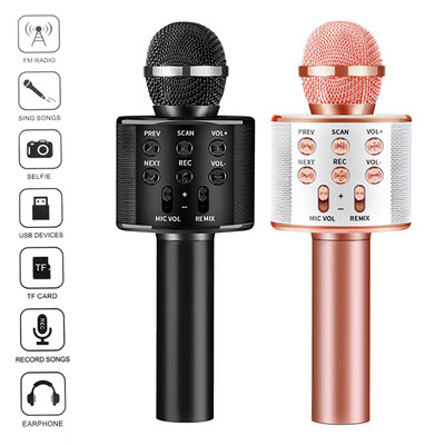 Willstar WS-858 Wireless Bluetooth Microphone USB Handheld KTV Player Karaoke Speaker MIC
Willstar WS-858 Wireless Bluetooth Microphone USB Handheld KTV Player Karaoke Speaker MIC