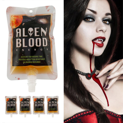 5-Pc 250Ml Blood Bag for Drinks Drink Pouches Party Favours for Halloween with Funnel
5-Pc 250Ml Blood Bag for Drinks Drink Pouches Party Favours for Halloween with Funnel