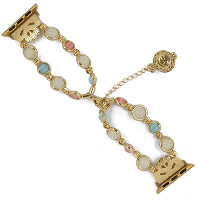 Luminous agate strap For Apple watch band 44mm 40mm iwatch series 4 3 2 1 42mm 38mm Woman pearl wrist band bracelet belt
Luminous agate strap For Apple watch band 44mm 40mm iwatch series 4 3 2 1 42mm 38mm Woman pearl wrist band bracelet belt