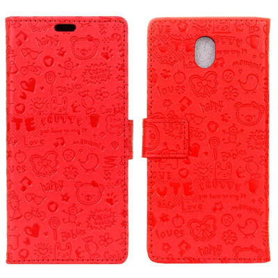 MOONCASE Wiko Sunny3 mini Little Witch Leather Case - Red 
MOONCASE Wiko Sunny3 mini Little Witch Leather Case - Red