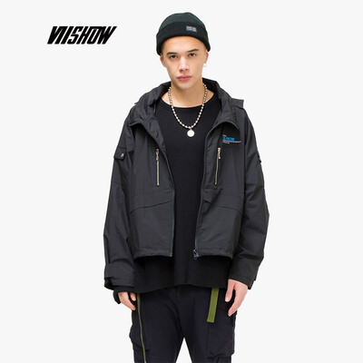 Weixiu viishow 2019 spring new jacket male youth student cardigan stand collar detachable cap mens jacket JC1173191 black
Weixiu viishow 2019 spring new jacket male youth student cardigan stand collar detachable cap mens jacket JC1173191 black