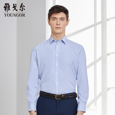 Youngor shirt mens 2019 spring youth mens casual dress shirt YLDP10273HJA blue 38
Youngor shirt mens 2019 spring youth mens casual dress shirt YLDP10273HJA blue 38