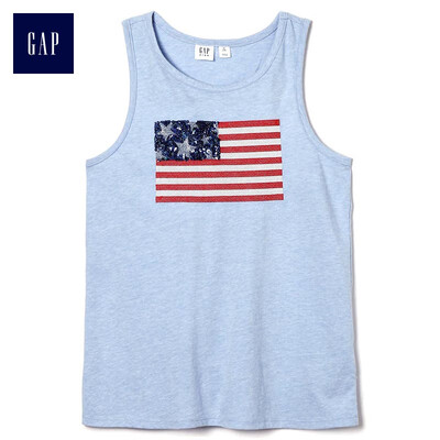 GAP flagship store childrens clothing girls summer sequins pattern soft striped vest 306497 light blue 140cm
GAP flagship store childrens clothing girls summer sequins pattern soft striped vest 306497 light blue 140cm