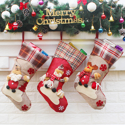 Willstar Set of 3 Christmas Stocking Large Xmas Sock Sack Gift Bag for Tree Decoration Christmas Ornament Candy Pouch Bag
Willstar Set of 3 Christmas Stocking Large Xmas Sock Sack Gift Bag for Tree Decoration Christmas Ornament Candy Pouch Bag
