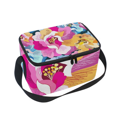 ALAZA Insulated Lunch Box Colorful Flowers Lunch Bag for Men Women Portable Tote Bag Cooler Bag
ALAZA Insulated Lunch Box Colorful Flowers Lunch Bag for Men Women Portable Tote Bag Cooler Bag