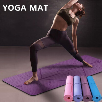 18306106mm TPE Yoga Mat with Position Line Non Slip Carpet Mat for Beginner Environmental Fitness Gymnastics Mats
18306106mm TPE Yoga Mat with Position Line Non Slip Carpet Mat for Beginner Environmental Fitness Gymnastics Mats