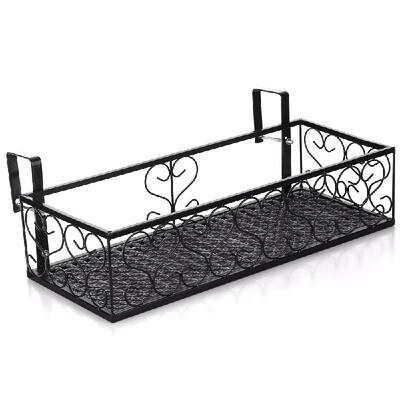 Flower Pot Stand Rack Deck Rail Flowerpot Railing Shelf Balcony Rail Planter Shelf Fence Railing Flower Pots Holder
Flower Pot Stand Rack Deck Rail Flowerpot Railing Shelf Balcony Rail Planter Shelf Fence Railing Flower Pots Holder