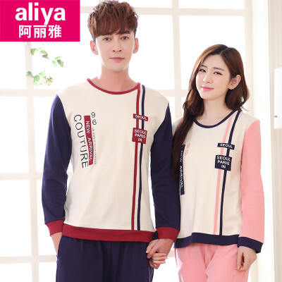 Aria pajamas women autumn cotton long-sleeved couple pajamas men autumn cotton student ladies home service female autumn suit ALY20022-1 female letters pink L
Aria pajamas women autumn cotton long-sleeved couple pajamas men autumn cotton student ladies home service female autumn suit ALY20022-1 female letters pink L