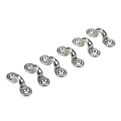6Pcs Kayak Pad Eyes Stainless Steel Tie Down Deck Loops Shock Cord Fastening Gear Replacement Kit
6Pcs Kayak Pad Eyes Stainless Steel Tie Down Deck Loops Shock Cord Fastening Gear Replacement Kit