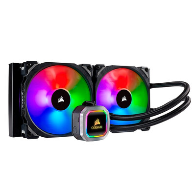 USCORSAIR H115i RGB PLATINUM Dual Fan Integrated Water Cooling Radiator 280 Cold Row RGB Light Effect PWM Fan
USCORSAIR H115i RGB PLATINUM Dual Fan Integrated Water Cooling Radiator 280 Cold Row RGB Light Effect PWM Fan