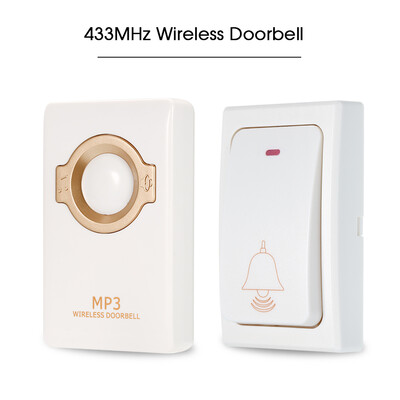 Wireless Doorbell Self-powered Transmitter Waterproof Push Button EU Plug Receiver 4 Levels Volume Adjustment Cordless Door Bell 3
Wireless Doorbell Self-powered Transmitter Waterproof Push Button EU Plug Receiver 4 Levels Volume Adjustment Cordless Door Bell 3