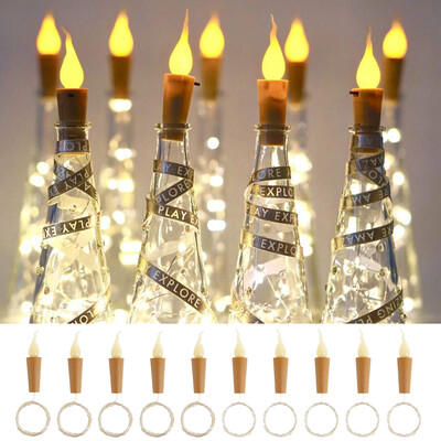 Willstar 10Pcs Wine Bottle Cork Lights LED Copper Wire Candle Flame Effect Fairy Lights
Willstar 10Pcs Wine Bottle Cork Lights LED Copper Wire Candle Flame Effect Fairy Lights