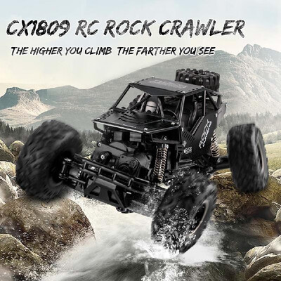 CX1809 RC Car 116 4WD Dual Motor RC Rock Crawler Off-road Climbing Car Christmas Gift for Boys Kids Toy
CX1809 RC Car 116 4WD Dual Motor RC Rock Crawler Off-road Climbing Car Christmas Gift for Boys Kids Toy